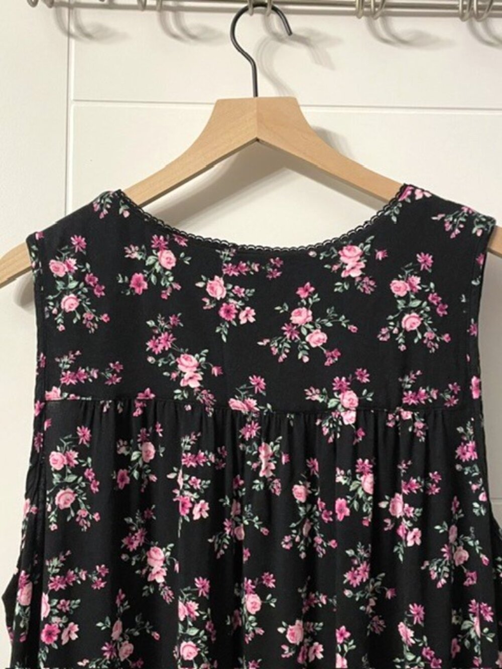 NWT Eileen West Moonlit Posy Modal Chemise Floral Nightgown Winter Bouquet XL - Picture 10 of 16